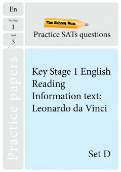 KS1 SATs paper