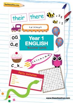KS1 English booster pack