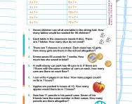 7 times table worksheet: complete number sentences | TheSchoolRun