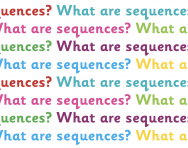 What are sequences?