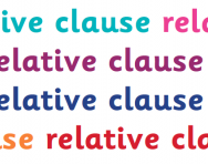What is a relative clause?