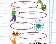 Extending vocabulary: synonyms worksheet