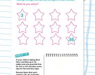 Number patterns: counting in 3s worksheet