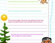 Punctuation practice worksheet
