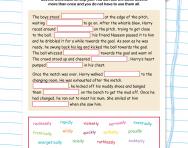 Using an adverb word bank