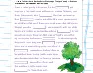 Year 4 Cloze test: time outdoors