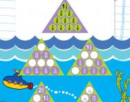 Year 5 number pyramids: adding fractions