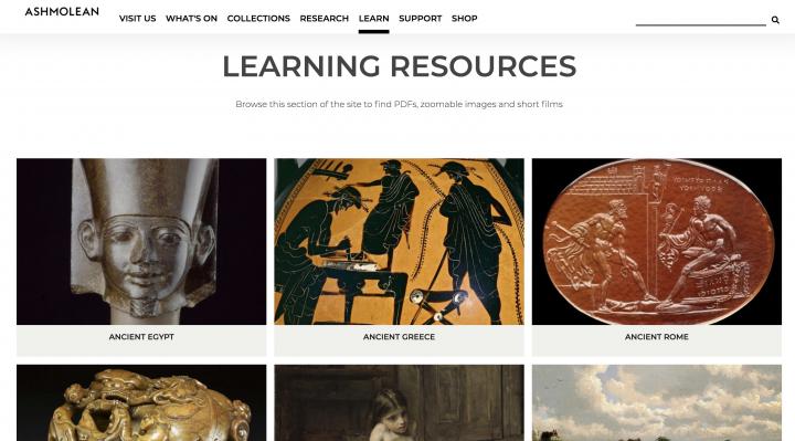 Ashmolean learning resources