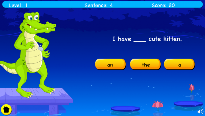 Complete the Sentence for Kids app
