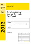 Key Stage 2 - 2013 English SATs Papers Key Stage 2 - 2013 English SATs Papers