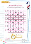 Multiples of 12 speed quiz Multiples of 12 speed quiz
