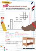 Spelling crossword: nk words Spelling crossword: nk words