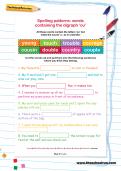 Spelling patterns worksheet: words ending -cian / -ssion Spelling patterns worksheet: words ending -cian / -ssion