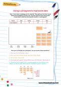 Using a pictogram to represent data worksheet Using a pictogram to represent data worksheet
