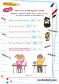 Yes or no? Reading ‘ear’ words worksheet Yes or no? Reading ‘ear’ words worksheet