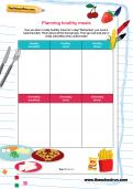 Planning healthy meals worksheet