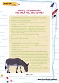 Reading comprehension: THE WOLF AND THE DONKEY