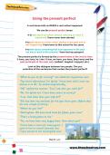Using the present perfect worksheet