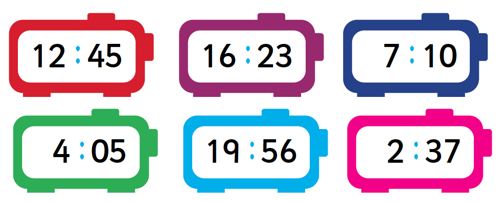 Quarter Hour Conversion Chart