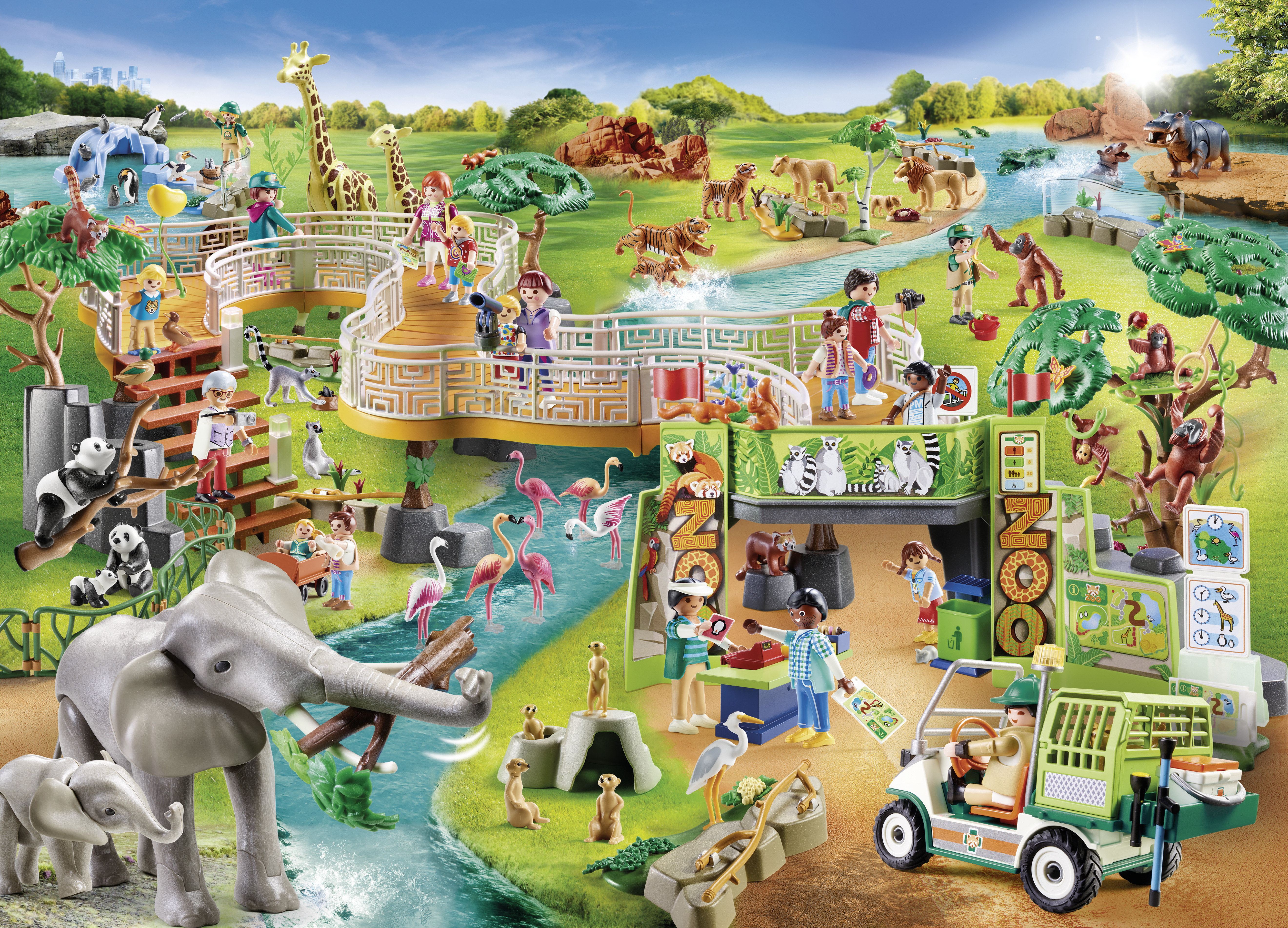 Playmobil zoo animal shop packs