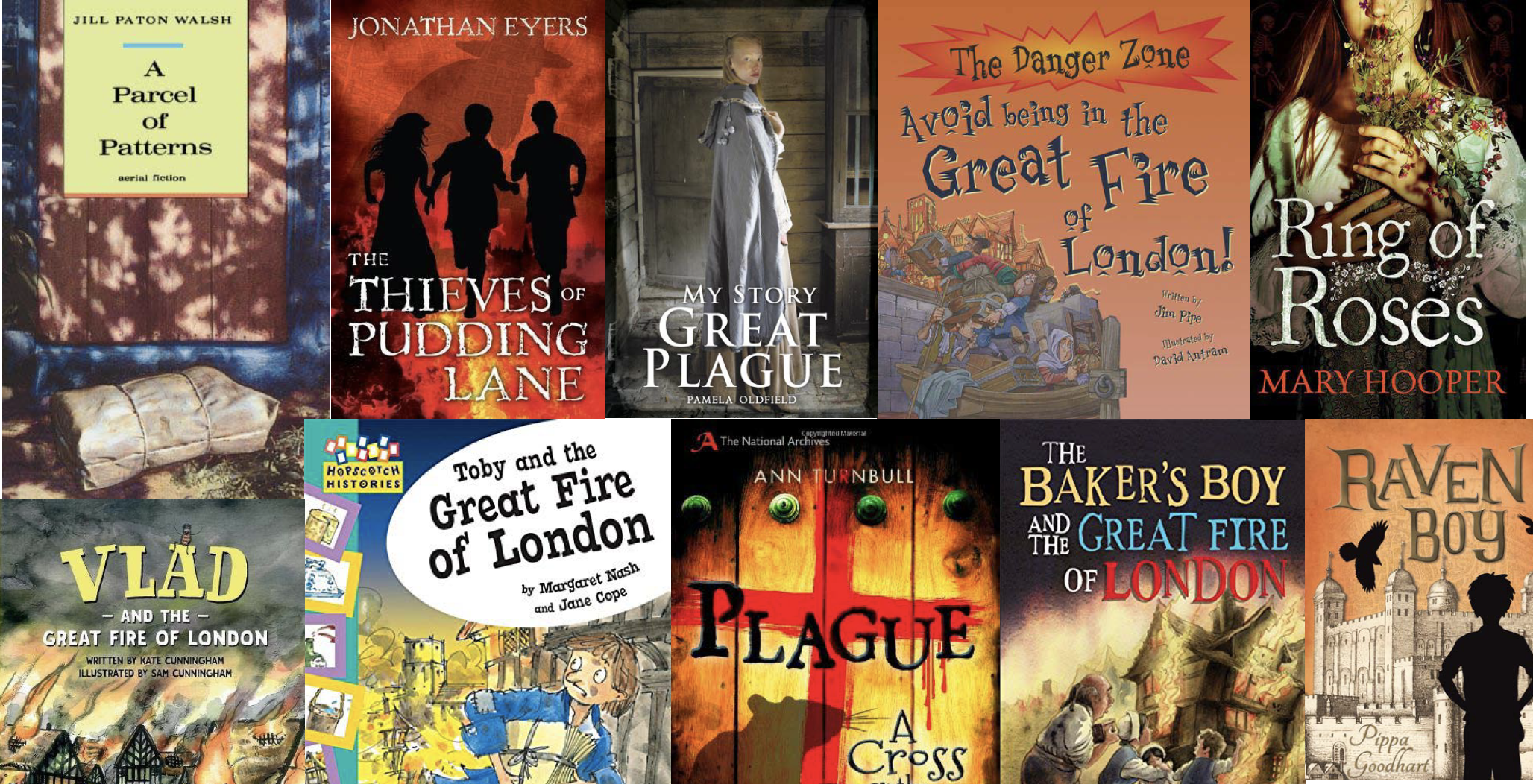 Kids' historical fiction: Great Fire of London & Plague books