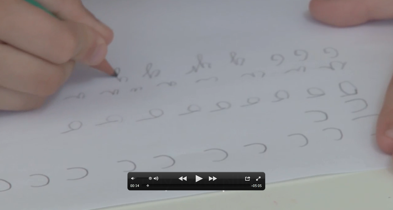 Handwriting letter families video TheSchoolRun