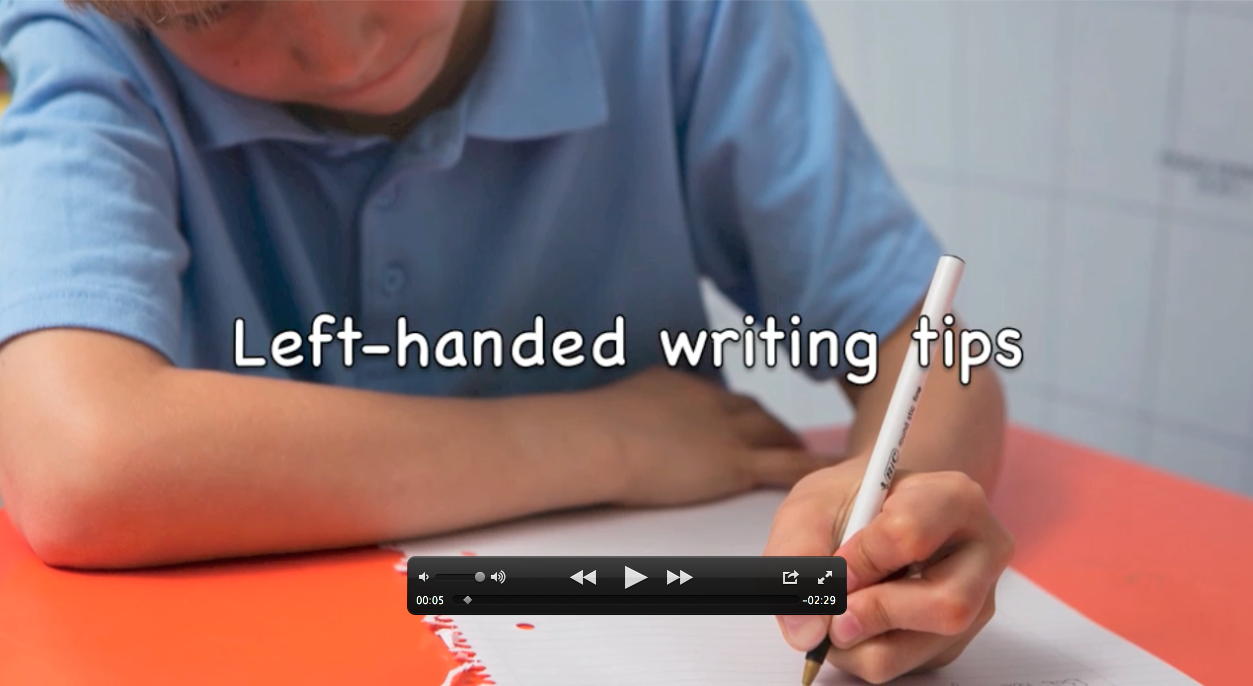 learn writing with left hand