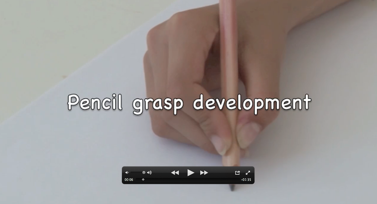 Pencil Grasp Development Chart