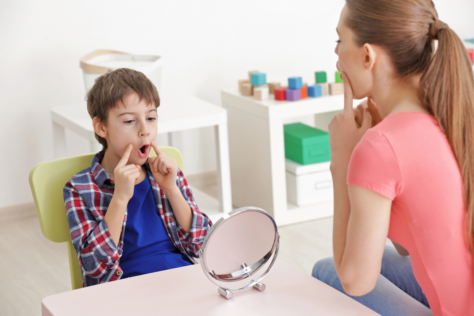 a speech therapist in french