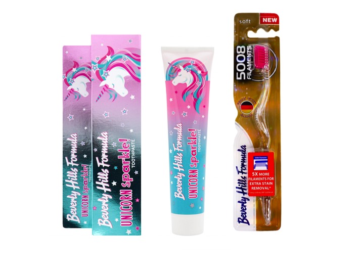sparkle the unicorn toothbrush