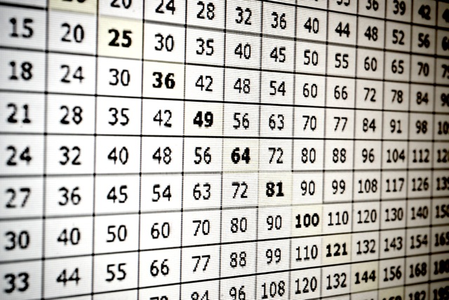 Time Table Chart 1 12 Games