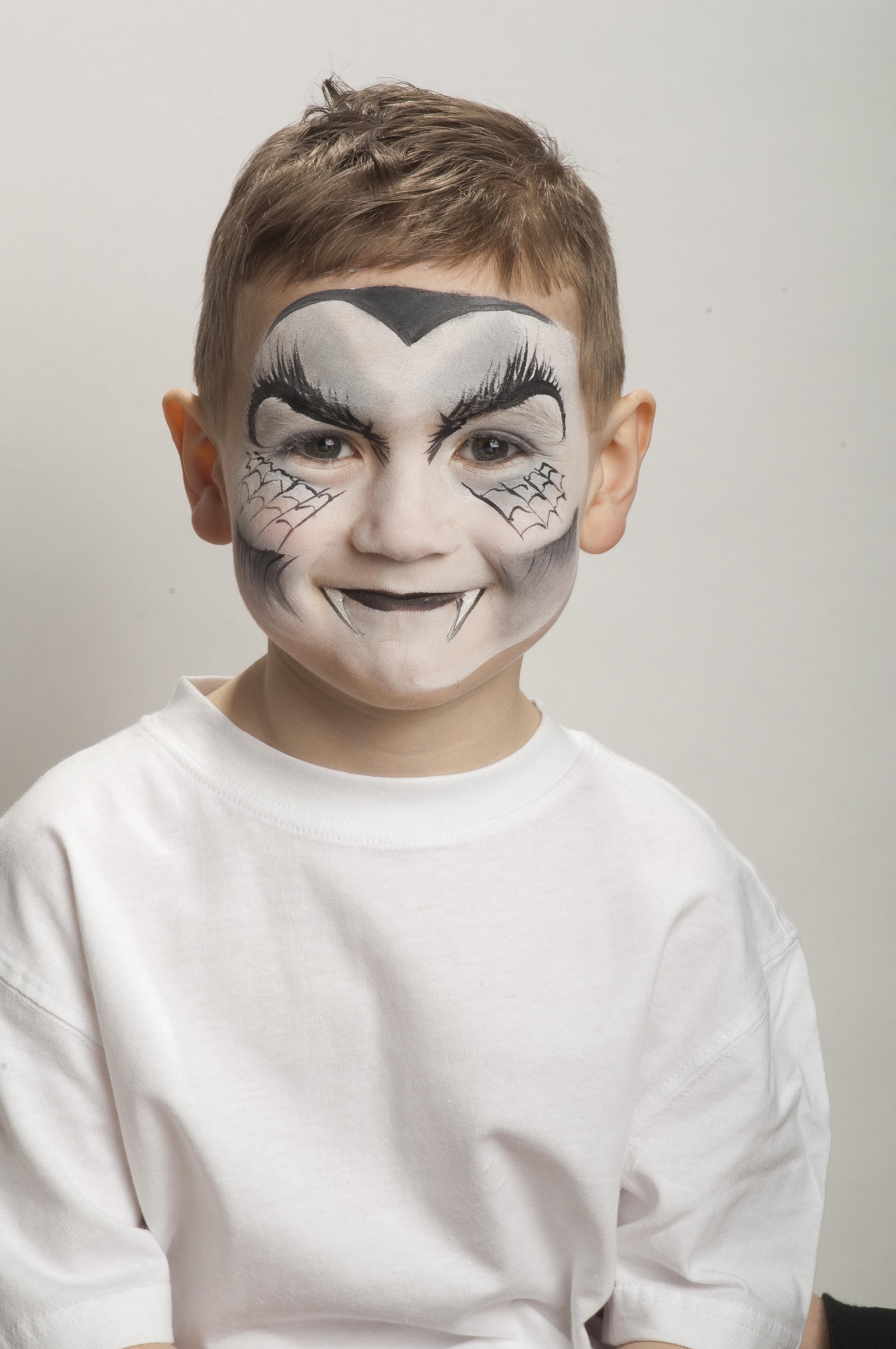 Amazing Halloween Vampire Face Paint Tutorial: Step by Step