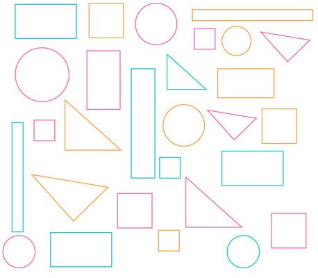 3d Shapes Chart Faces Edges Vertices