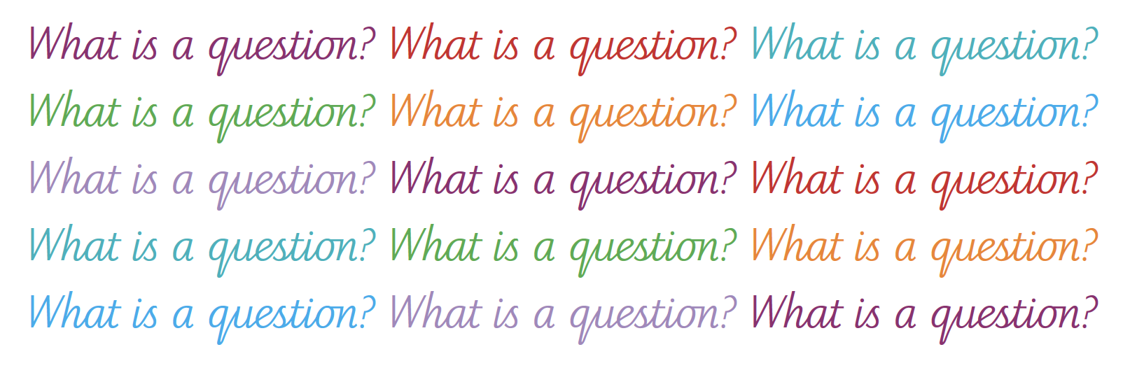 What Is A Question Theschoolrun