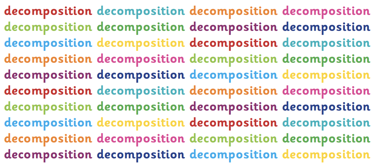 What is decomposition? | TheSchoolRun