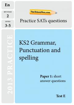 what is the y6 grammar punctuation and spelling test theschoolrun