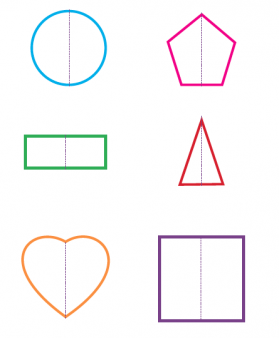 What is a line of symmetry?