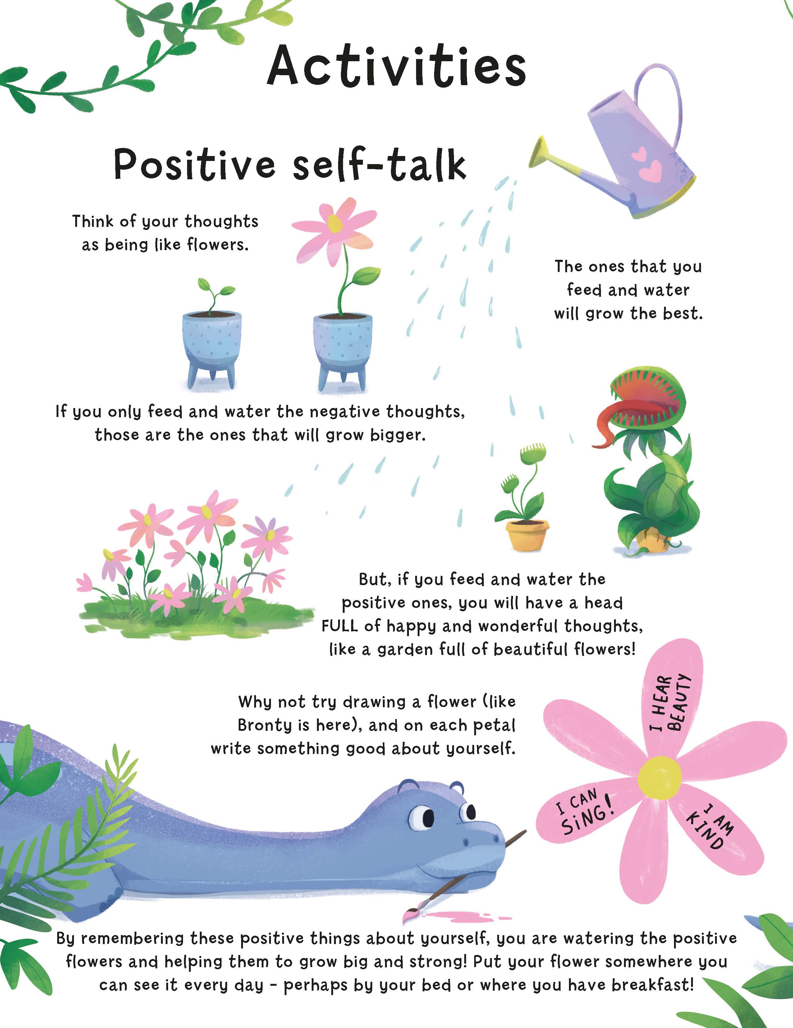 Positive self talk activity