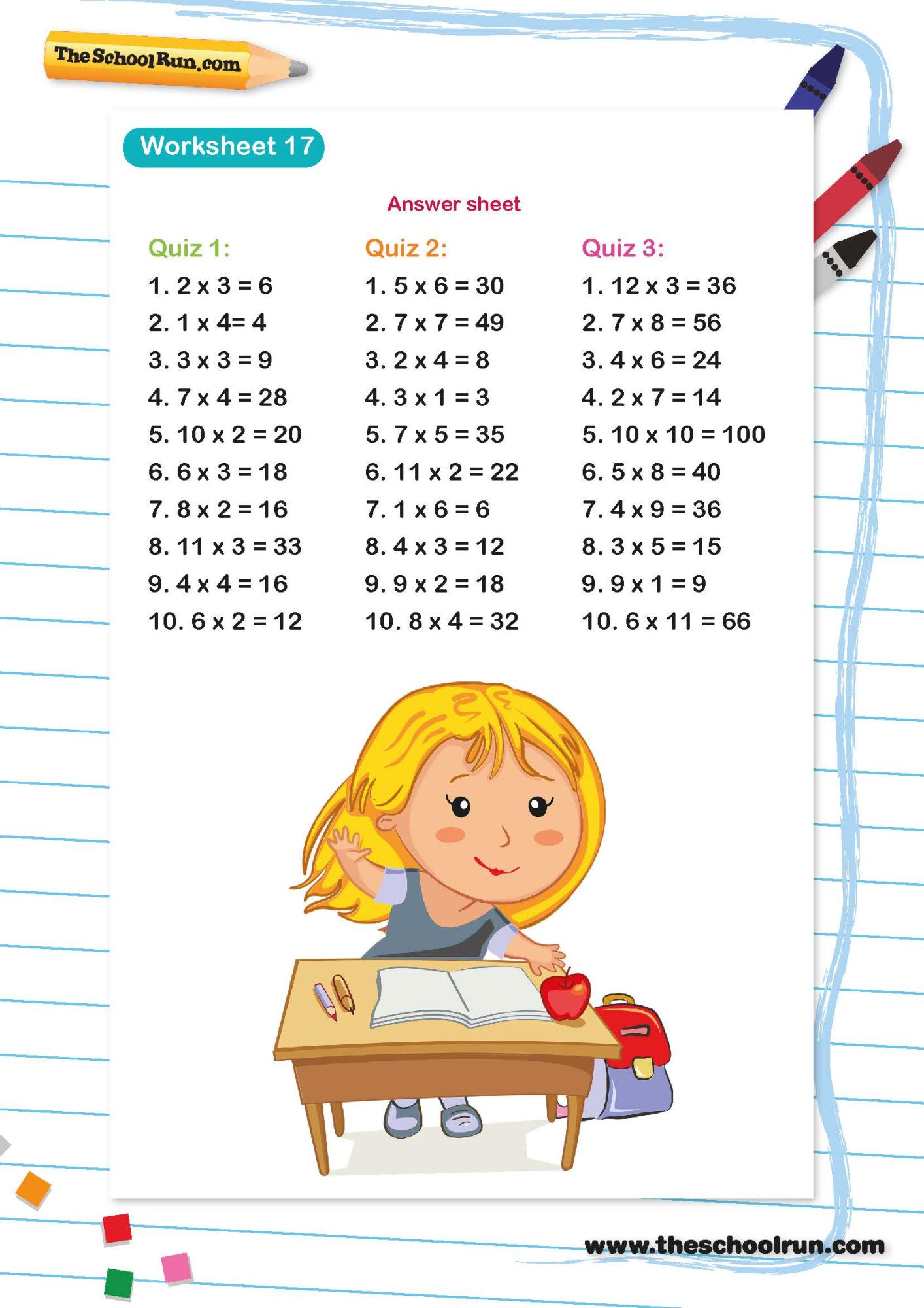 Times tables 4