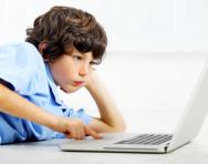 Child at computer Child at computer