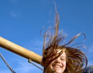 Child swinging Child swinging