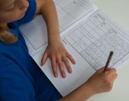 Child writing Child writing