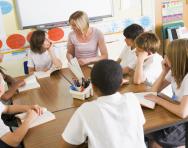 Children learning in the classroom Children learning in the classroom