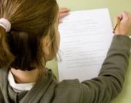 Girl studying Girl studying