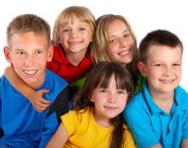 Group of smiling children Group of smiling children