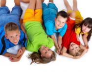 Happy bunch of children Happy bunch of children