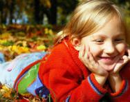 Happy little girl Happy little girl