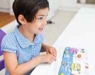Little girl reading Little girl reading