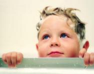 Little boy in the bath Little boy in the bath
