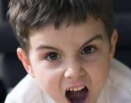 Little boy shouting Little boy shouting